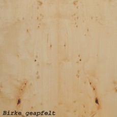 Birke geapfelt (lackiert)