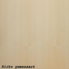 Birke gemessert (lackiert)