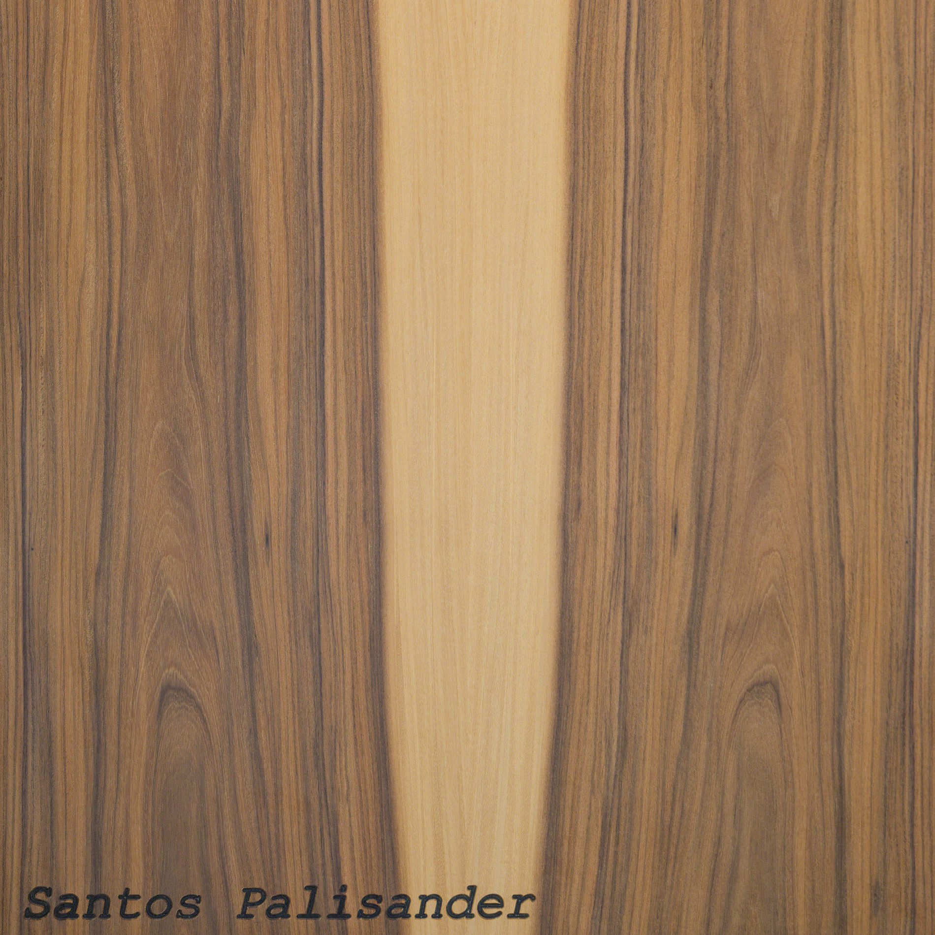 Santos Palisander Furnier Rosewood 3J 274x38/40cm 1 Bl 